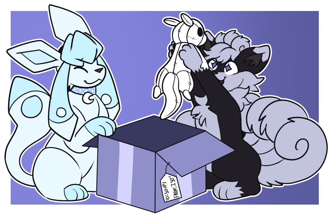 happy birthday to my bestest friend <a href="/soupix_/">Soup</a> 🎈 he got a wawa as a gift

🎨: @/starluxioad