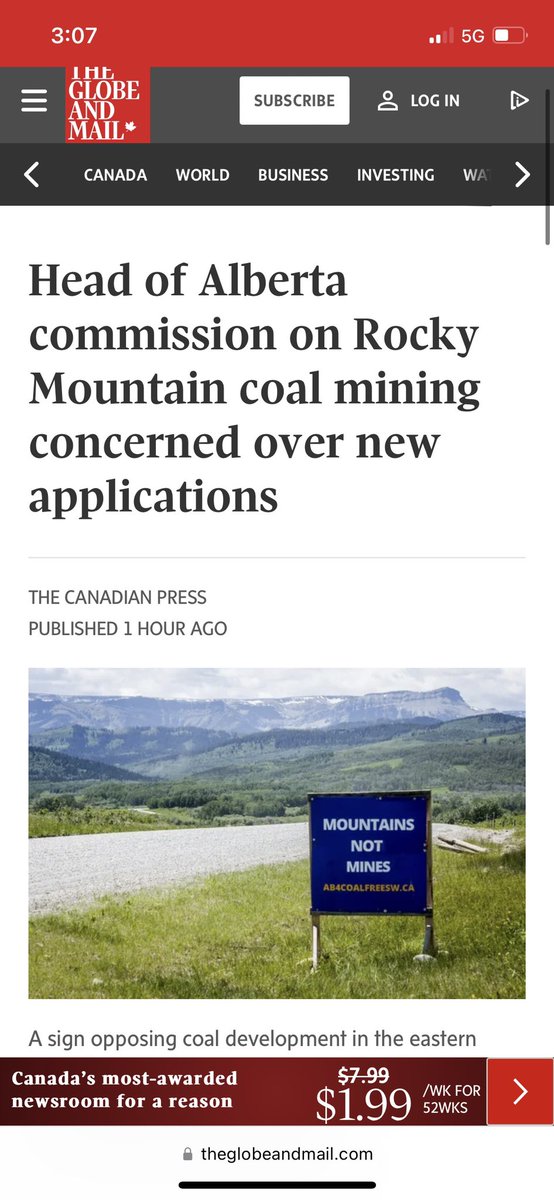 JasonOnTheDrums's tweet photo. #Ableg WTF???
The EXACT SAME Australian mining company who was BLOCKED from DESTROYING Alberta’s Grassy Mountains is back!
They secretly filed 3 applications to run open pit coal mines….AFTER LOBBYING @rebeccakschulz
The destruction of Alberta under the UCP is unprecedented! https://t.co/JwDCWrNQip