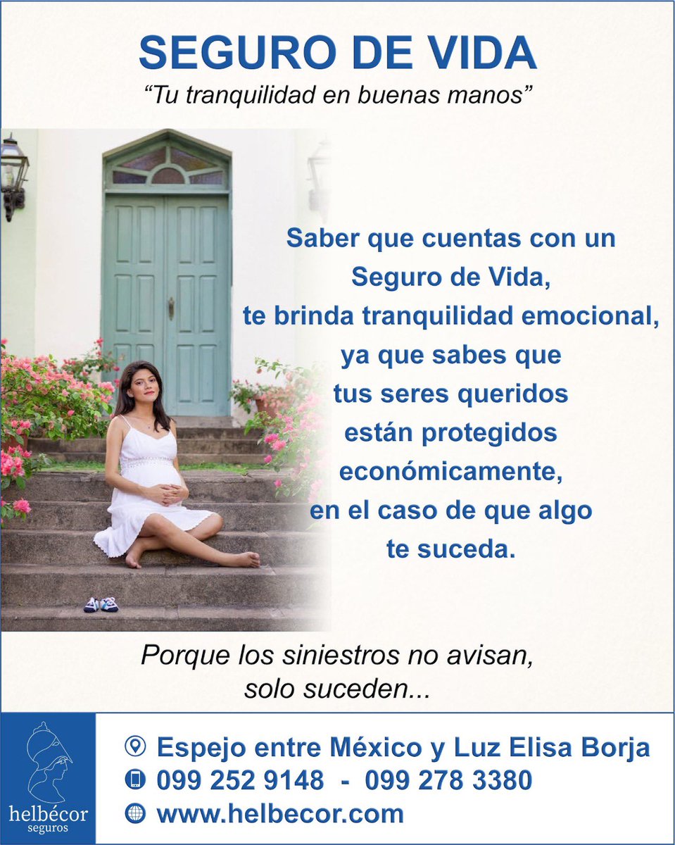HelbecorS's tweet photo. Seguro de Vida para darte paz mental. https://t.co/ZxCdwuAAcX