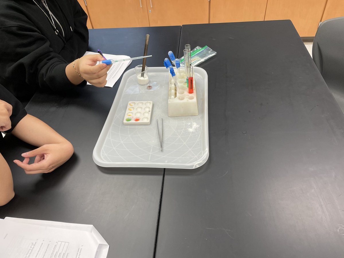 MrNicholsBio's tweet photo. Properties we looked at included cohesion, solubility, pH, and density! (2/2) https://t.co/JCr19sgwgI