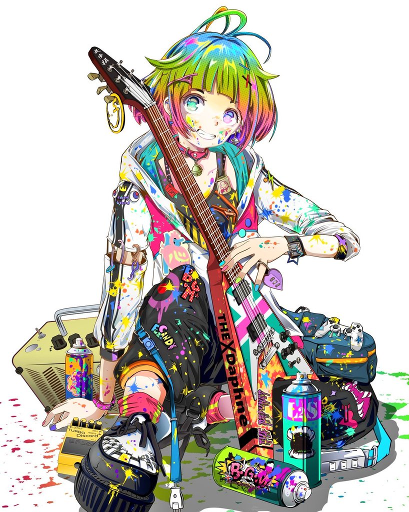 Love2Slip's tweet image. 楽器✕女子ばかり描いてる人です🎸
#絵描きさんと繋がりたい #ギター #フライングV