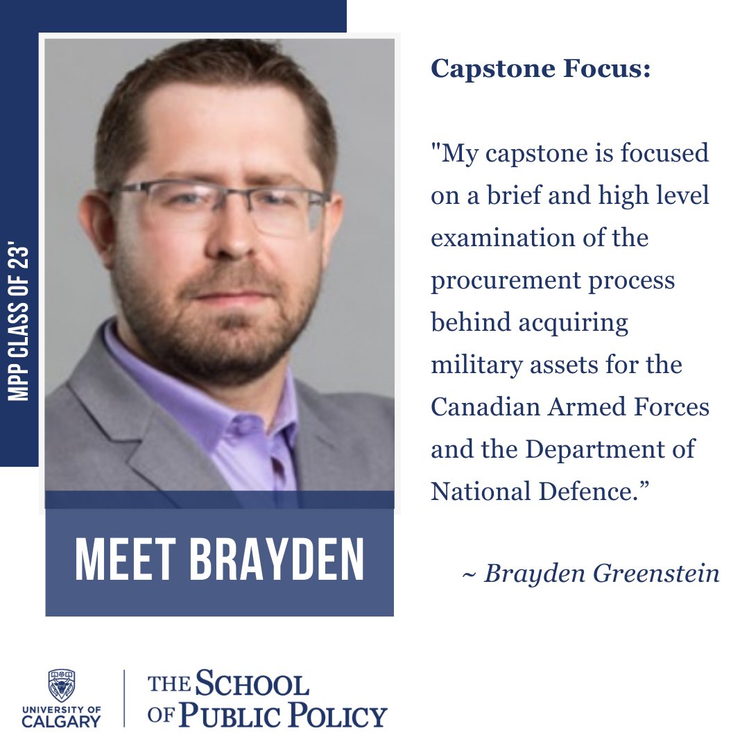 Meet Brayden, a member of the Master of Public Policy cohort at The School of Public Policy. He holds a BA in Honours Political Science from the University of Calgary and is working as a policy analyst for the Government of Alberta. <a href="/policy_school/">School of Public Policy</a>