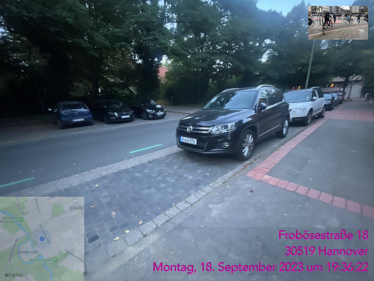 ICESonic6's tweet photo. Soll ja bis 31.10.23 konsequent konform werden gemäß Dem Veloroute Vorrang Netz #Fahrrad_3.0 @Wissing @andreasscheuer @radentscheid @DVR_info keine #AutogewaltBlockade in Radverkehrs Anlagen #OLG_Lüneburg @klimaunion @KlimaRegion @BelitOnay Tiefbauamt @Hannover @KidicalH https://t.co/Bjp6CtxYRI