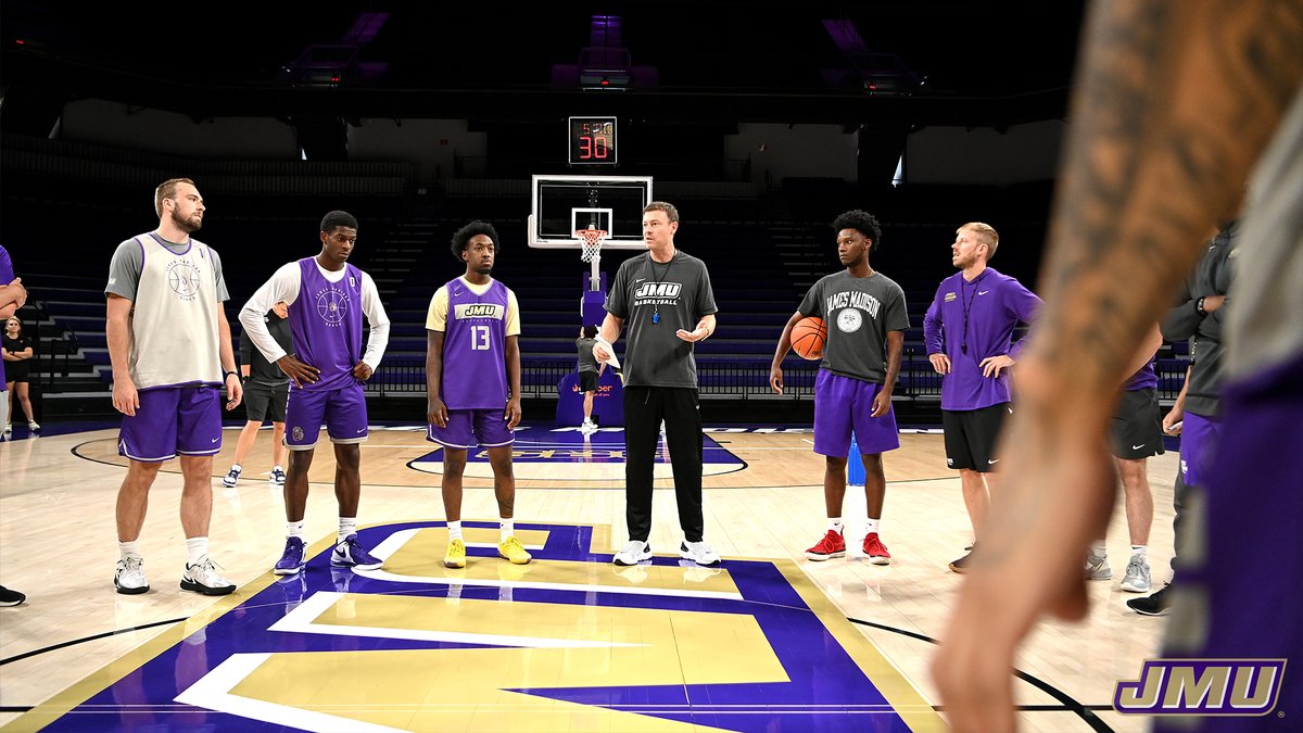 JMUMBasketball's tweet photo. First day out.

#GoDuke https://t.co/DoupL747D7