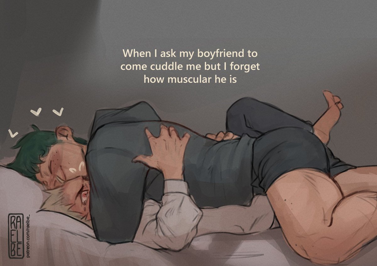 BKDK - The one time baku wants hugs and he gets squished by his fridge of a boyfriend