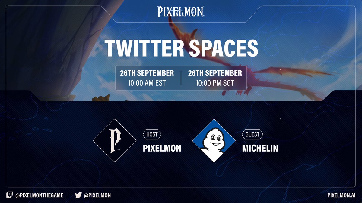 Tomorrow, September 26 at 2:00 pm UTC, we'll be hosting an AMA with <a href="/michelin3xplore/">Michelin 3xplorer Club</a>.

Don’t miss out, and we hope to see you there!

x.com/i/spaces/1YqJD…