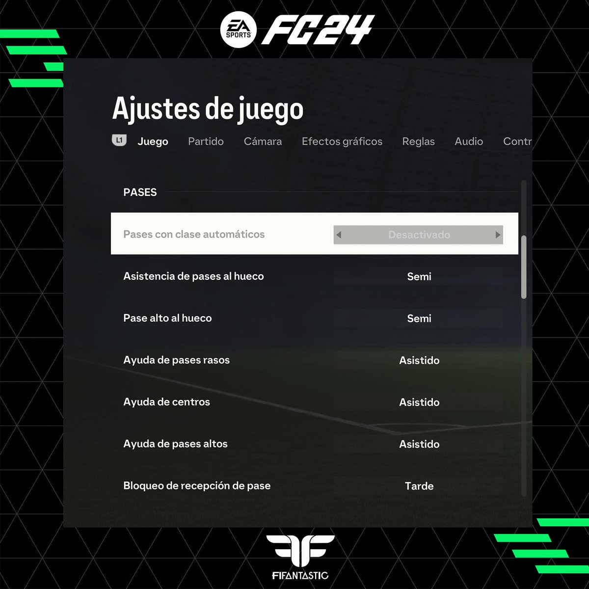 FIFAntastic's tweet photo. 📣 ¿No sabéis cómo configurar el juego y los controles para sacar el máximo rendimiento a #FC24?

🎮 Aquí tenéis la configuración de juego más recomendable para competir https://t.co/j5tGJ0rrYZ