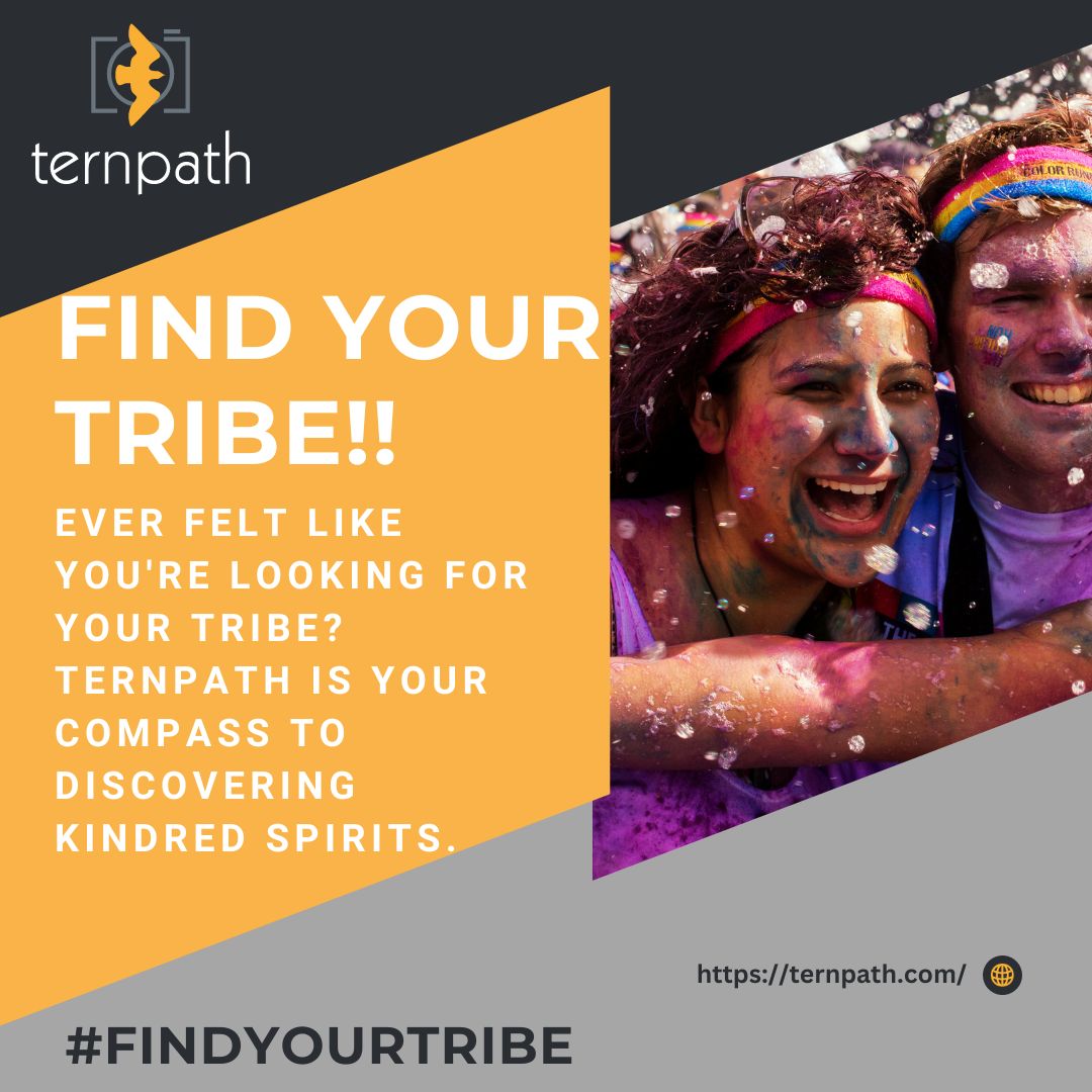ternpath's tweet photo. Ever felt like you're looking for your tribe? Ternpath is your compass to discovering kindred spirits. Whether you're into fitness, cooking, or board games, your tribe is waiting. Start your adventure now! https://t.co/pxZgYKp6HD