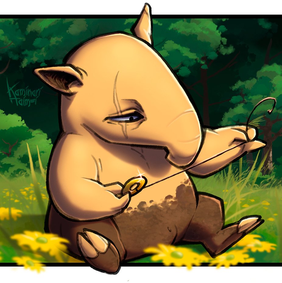 KaminariTaimei's tweet image. WIP 🥬
#pokemon #drowzee #スリープ