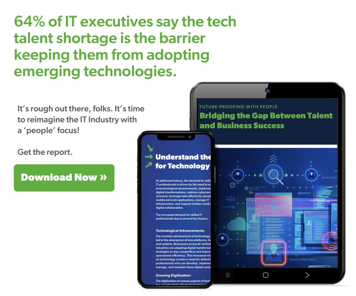 Wherever we go from here, technology will take center stage. Becuase of this, the demand for skilled IT professionals has reached extraordinary levels. Our report unpacks why and provides actionable insights to address this challenge. Download here! hubs.li/Q023lx6k0