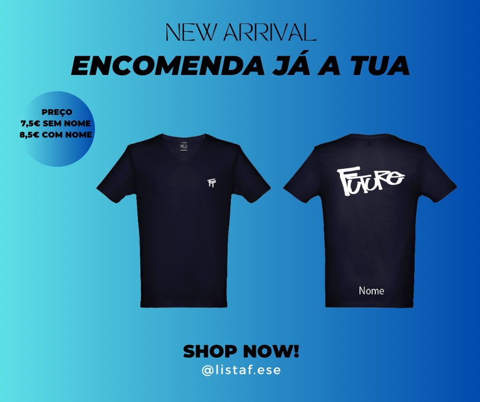 _ae_ese's tweet photo. Já podem comprar as nossas sweats e t-shirts. A lista future trabalhou para que fosse possível trazer o melhor design e preço para a vossa sweat/ tshirt. 
 Qualquer sugestão ou dúvida não hesites em contactar-nos através do Instagram (listaf.ese). https://t.co/WgcpbjLyPv