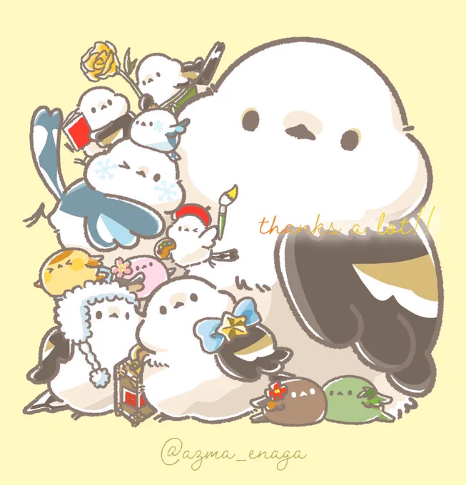 シマエナガを中心に、日々のちょっとした癒しになるようなイラストやグッズを製作しています2023.11.11-12 デザフェスvol.5811月中(予定) カプセルトイthanks  