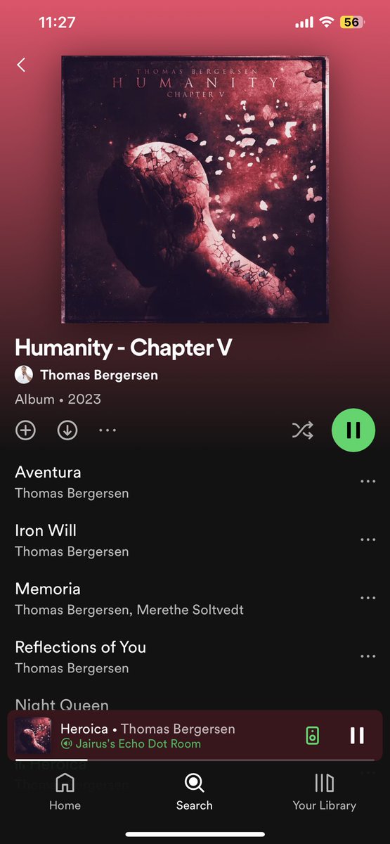 Banger after banger from #TwoStepsFromHell #ThomasBergersen #HumanityV