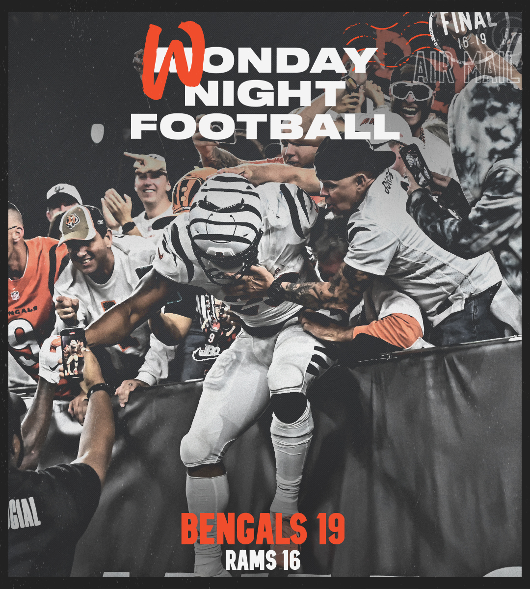 Bengals's tweet image. This feels right.