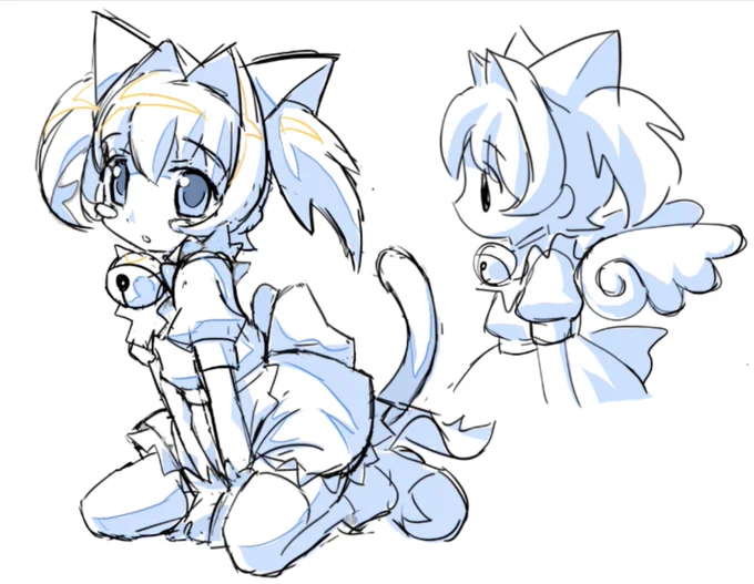 doodles during class 