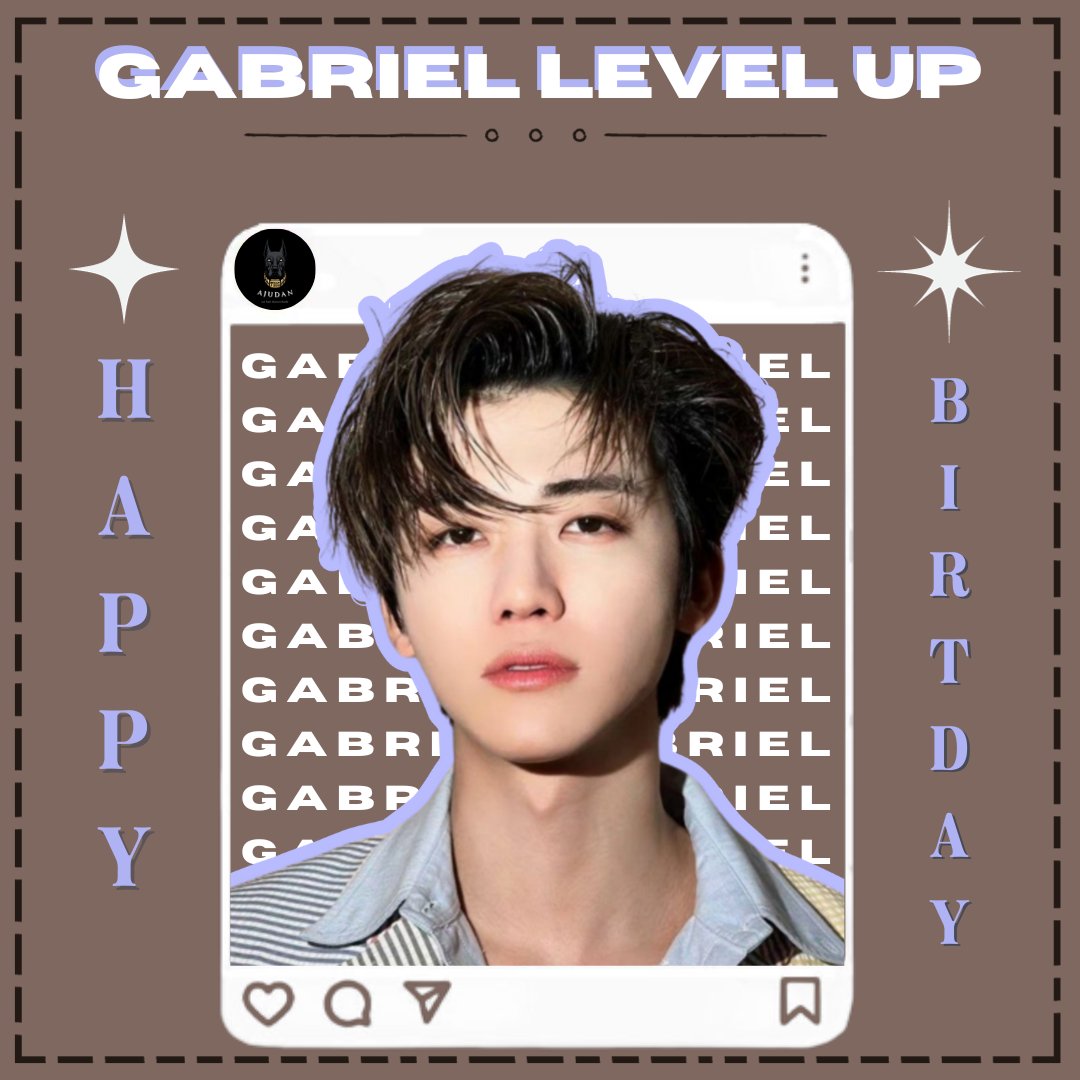 AJUDDAN__'s tweet photo. Happy Birthday Gabriel!! Wish you all the best. Don't forget to always happy yaa!🥳💗 #GabrielDay @voigdss https://t.co/QHnP92HB1E