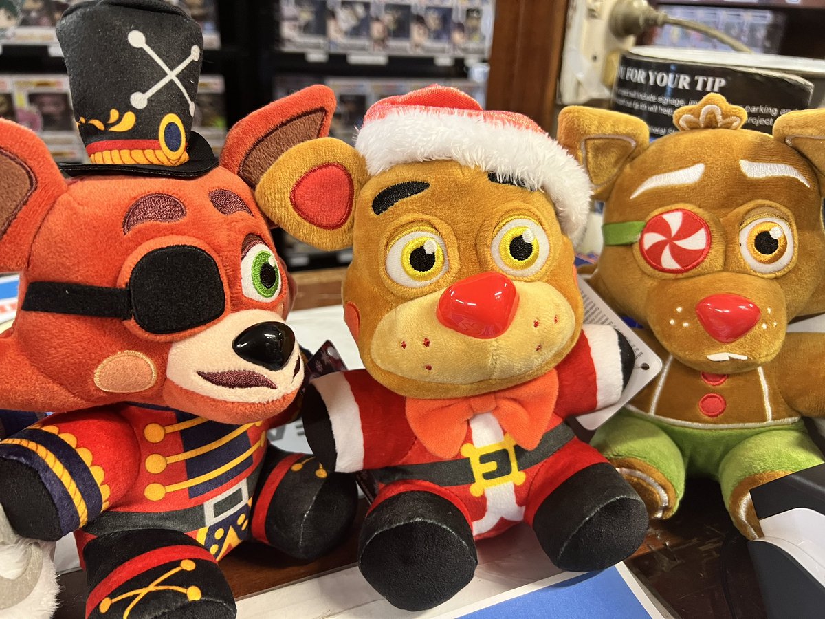 uppersturtstore's tweet photo. Hi guys! #christmas #fnaf #plushies have just arrived at the @uppersturtgeneralstore drop in for these and #popvinyl and #snape this week open between 10-4pm every day https://t.co/ky5jK4TKQu