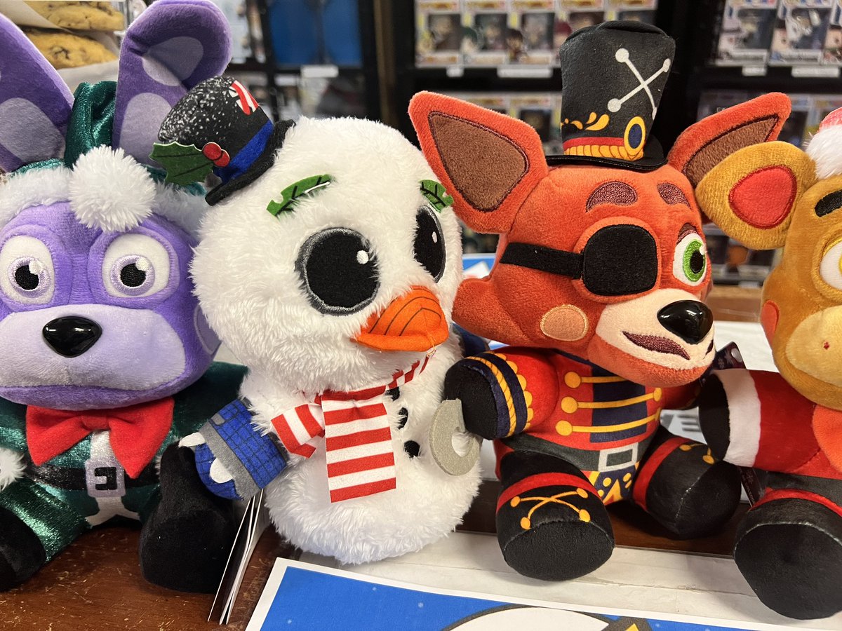 uppersturtstore's tweet photo. Hi guys! #christmas #fnaf #plushies have just arrived at the @uppersturtgeneralstore drop in for these and #popvinyl and #snape this week open between 10-4pm every day https://t.co/ky5jK4TKQu