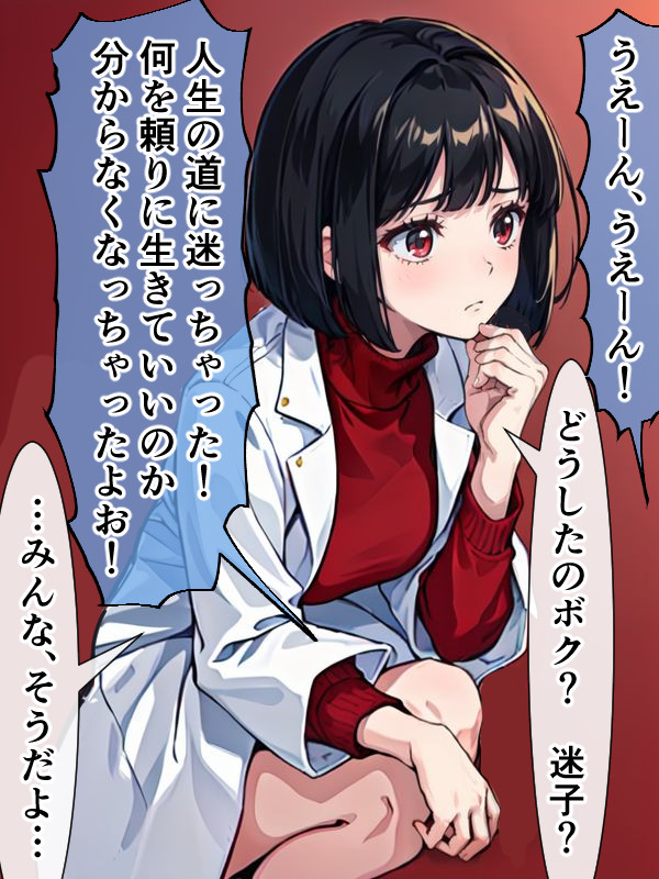 迷子だと思って声をかけたら、ちょっと違った女医ちゃん。 