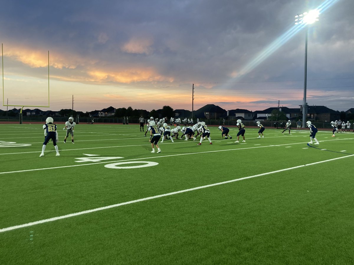 Our 7th grade Vikings went 3-0 tonight vs Beck. That brings their record to 9-0. 

A won 32-6
B won 24-6
C won 2-0 

We also celebrated the officials tonight and thanked them for all they do for Katy ISD. 

Go Vikings 🏈!! #TVW <a href="/AdamsVikings/">Adams Junior High</a> <a href="/JHSWarriors_FB/">Katy Jordan Football</a> <a href="/KatyISDAthletic/">Katy ISD Athletics</a>