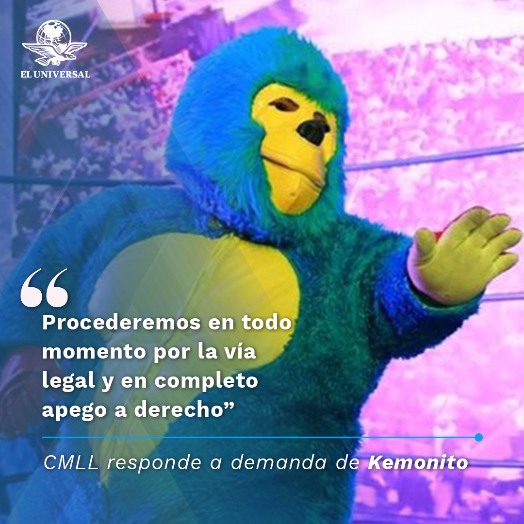 El_Universal_Mx's tweet photo. Hacen oficial que Kemonito se separa del CMLL tras 20 años de relación laboral.
https://t.co/XAWjKI9Lq9 https://t.co/2eDkj7KF0C