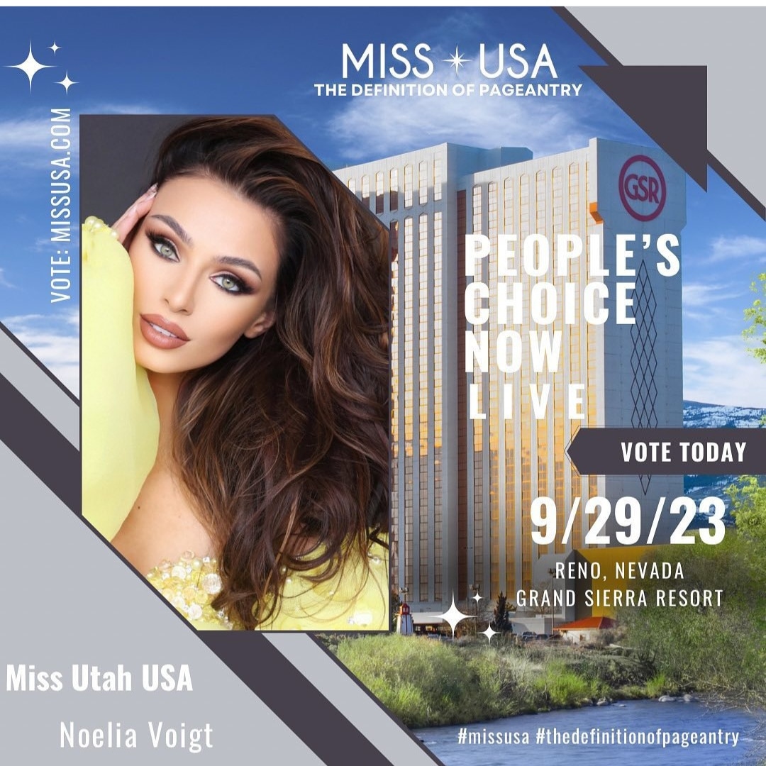 941 Diamond Academy - Sarasota, FL (@941diamondacade) on Twitter photo This is the week! Game 7 of LCS for my daughter Noelia Voigt to go to Miss Universe!
Prelims Thu 28th, Finals Friday 29th. Nationally televised broadcast on CW Network, 8pm ET Friday in RENO. MissUSA.com to vote for People's Choice! Winner gets a bye into the Finals. This is the week! Game 7 of LCS for my daughter Noelia Voigt to go to Miss Universe!
Prelims Thu 28th, Finals Friday 29th. Nationally televised broadcast on CW Network, 8pm ET Friday in RENO. MissUSA.com to vote for People's Choice! Winner gets a bye into the Finals.
