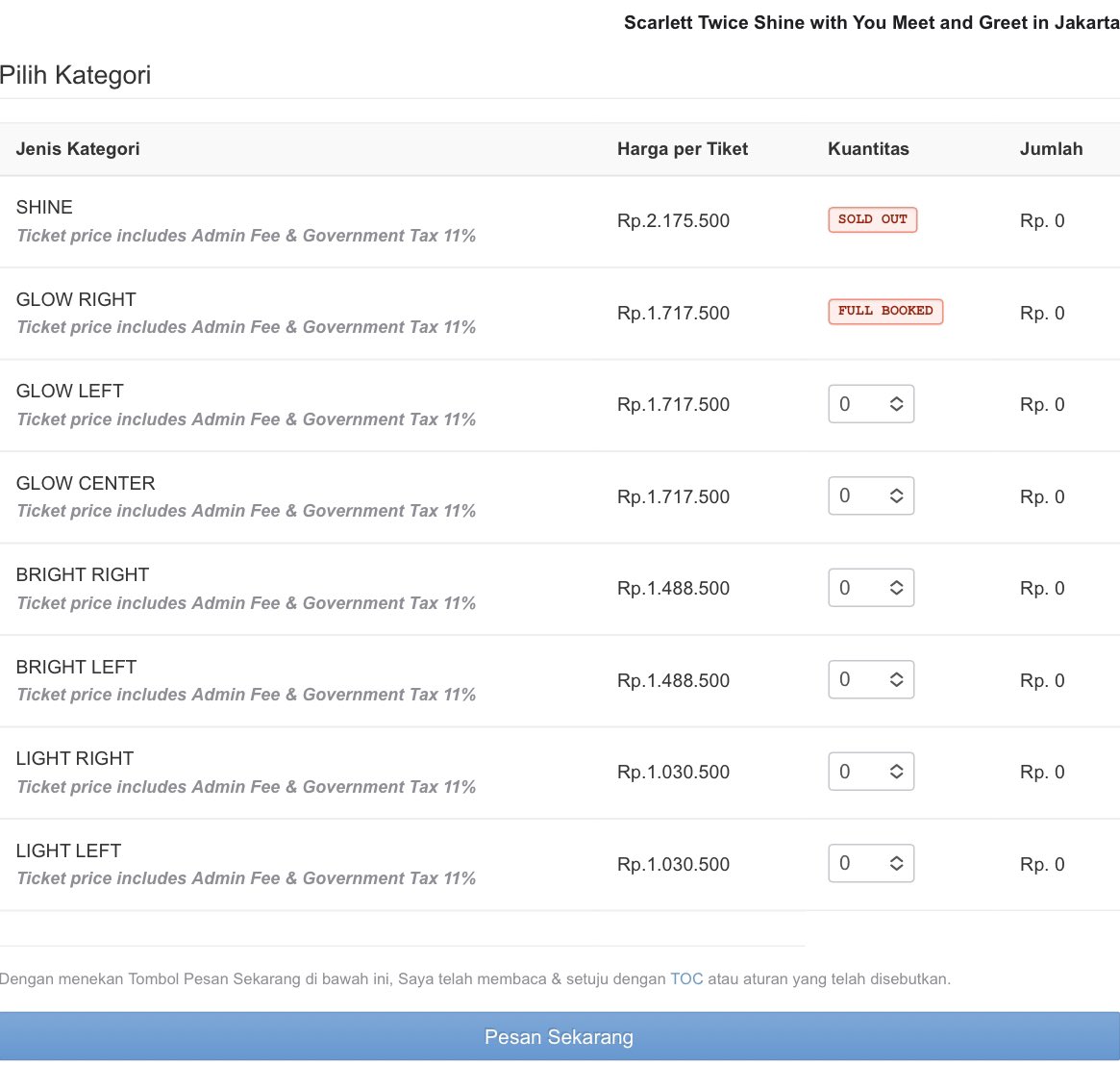 cuma mau ngabarin kalau section SHINE sudah soldout ya, yang mau beli bundlenya hayuk sekarang di website scarlettshinewithyou.com dan langsung aja dituker ke Istora Senayan hari ini karena besok sudah hari acara 😆🫶🏻 TIDAAAAK SABARRRR, KYAAAA>,<

#ScarlettXTWICE #ShineWithYou