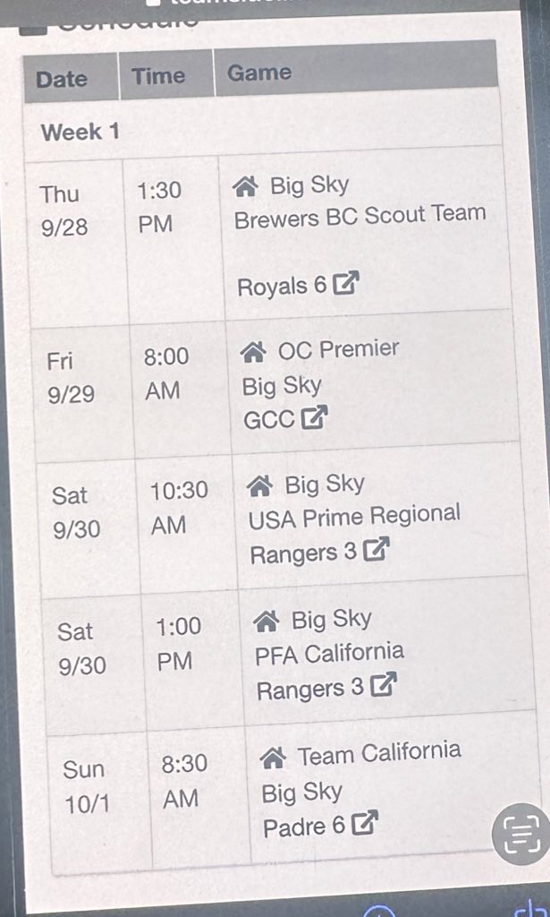 Schedule for this weekend. Will be Starting on Friday and pitching sunday as well. <a href="/BaseballBigSky/">BigSkyBaseball</a> <a href="/AZFallClassic/">AZ Fall Classic</a>
