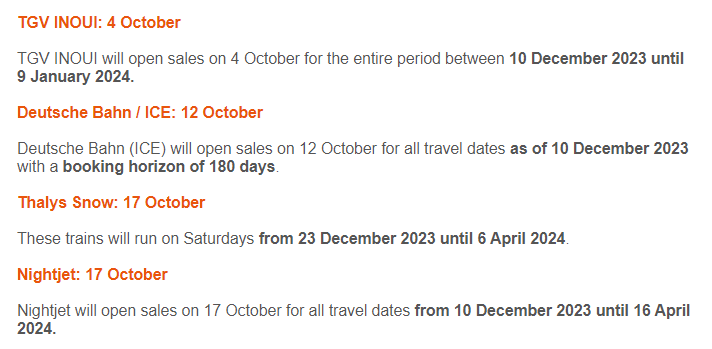 AndyBTravels's tweet photo. Some important dates for train travellers, or rather potential train travellers..... https://t.co/d96wHjG4Uq