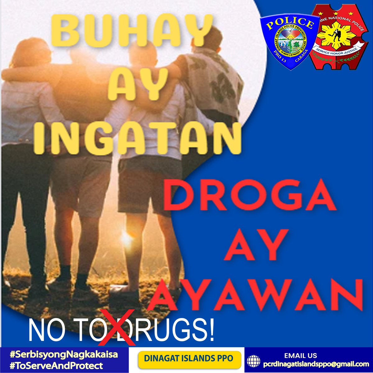 ppodinagat's tweet photo. NO to DRUGS!

#ToServeandProtect 
#SerbisyongNagkakaisa https://t.co/byD5uWTl1n