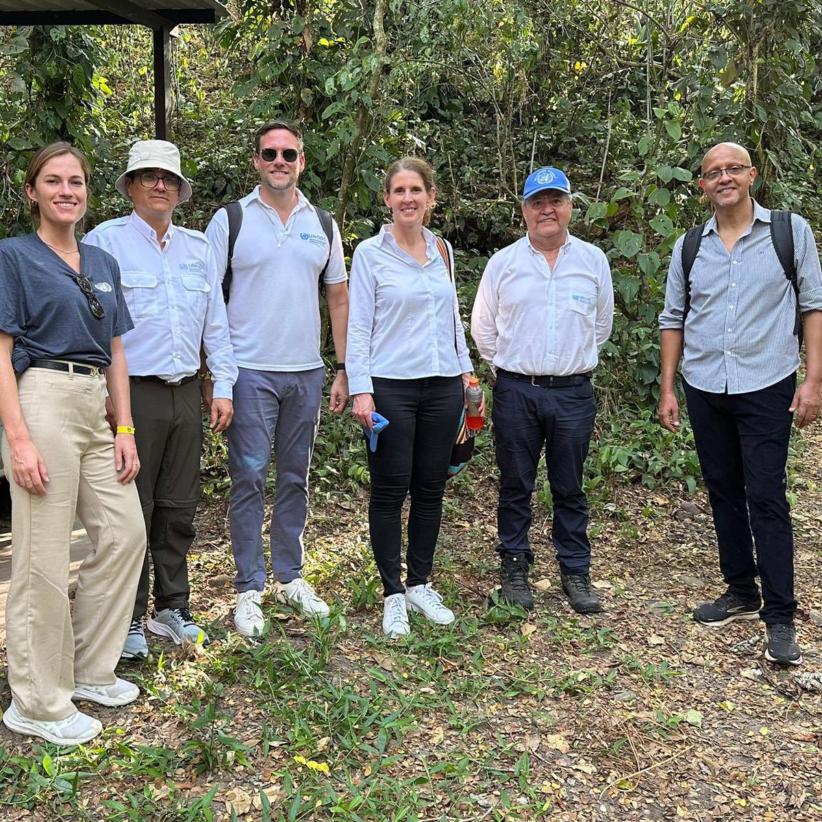 CRIMJUST_UNODC's tweet image. Day 1 🎬🇺🇳@CRIMJUST_UNODC &amp;amp; #SIMCI 🤝 brought together anti-narcotic police officers and prosecutors from the 🇪🇺EU &amp;amp; LAC in the 🇨🇴Colombian jungle to learn about cocaine production and trafficking, imparting essential knowledge for cross-border investigations #SDG16 @UNSDG2030