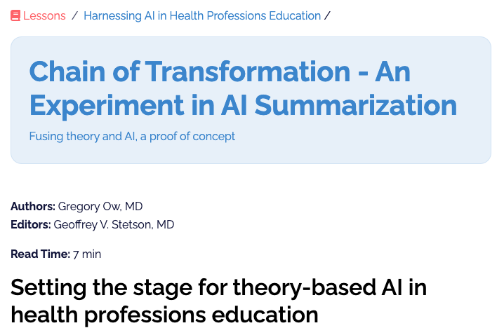 Geoff Stetson, MD tweet media