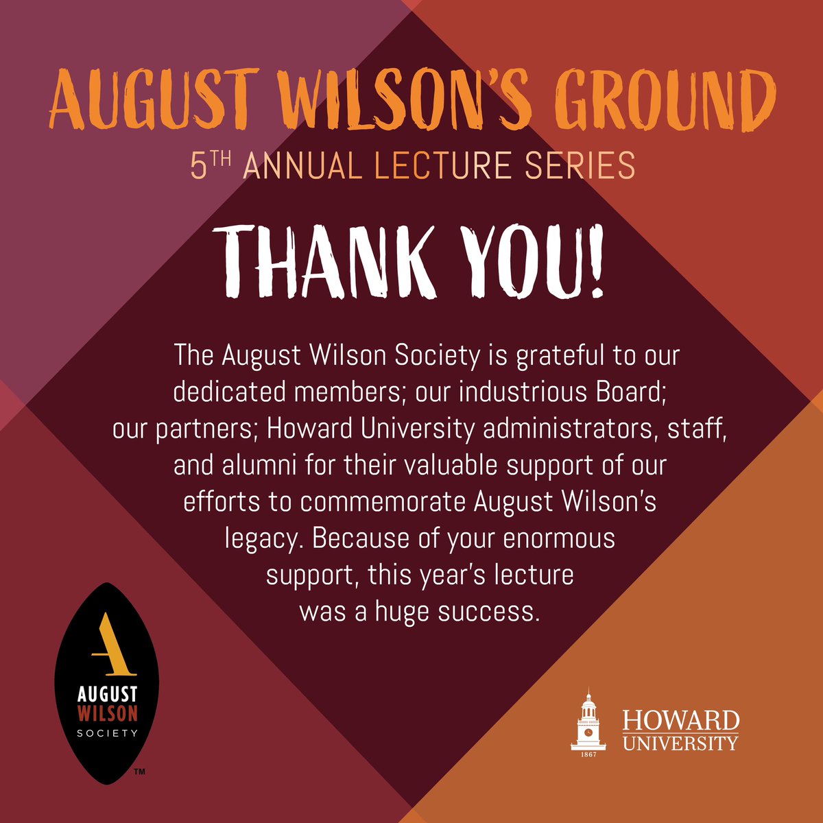 Become a member of the August Wilson Society now at  augustwilsonsociety.org/membership. Donate now at PayPal.Me/AugustWilsonSo… or augustwilsonsociety.org/donate to continue to support our mission.