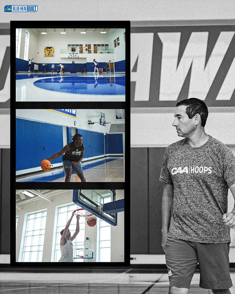 Delaware Men’s Basketball (@delawarembb) on Twitter photo Six. More. Weeks. ⏳ Six. More. Weeks. ⏳