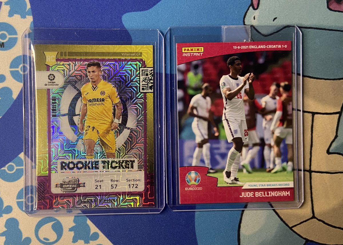 Card_Slayer819's tweet photo. Pino Rookie Ticket
Bellingham Panini Instant /4889 Rookie
$5 each
Shipping:
USA Only
$5 BMWT
$1 PWE (1-2 Card Max)
#brickslayer https://t.co/TCkzz2YUQO