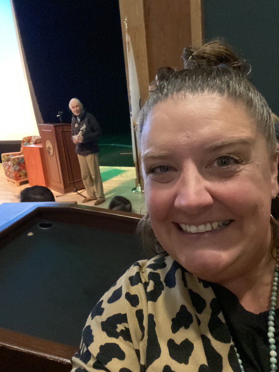 allisonshaver's tweet photo. Had the incredible opportunity to hear @JaneGoodallInst speak today. What an inspirational woman! #conservationandhope https://t.co/uGbapWqUqP