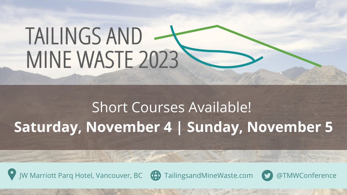 Tailings and Mine Waste Conference tweet media