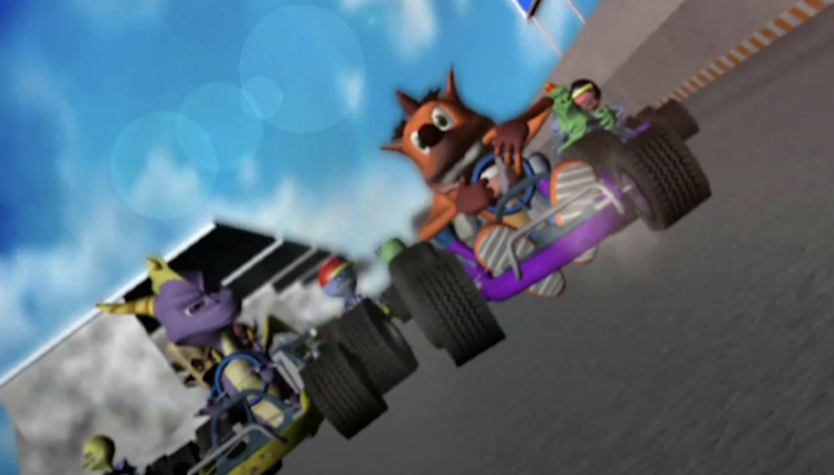 PSUdotcom's tweet photo. Prototype Gameplay For An Unreleased Crash vs. Spyro Racing Game Showcases The Collaboration That Never Was https://t.co/lz9lBRDpXR #CrashvsSpyroRacing #CrashBandicoot #SpyroTheDragon #LTStudios #ArgonautSoftware #PlayStation #News https://t.co/MrYUK7U2iA