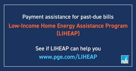 PGE4Me's tweet image. PG&amp;amp;E customers have received over $73M in Low Income Home Energy Assistance (#LIHEAP) program credits this year and more funding is still available. If you’re behind on your bills, check your eligibility and apply! Learn more at pge.com/liheap #EnergyAssistance