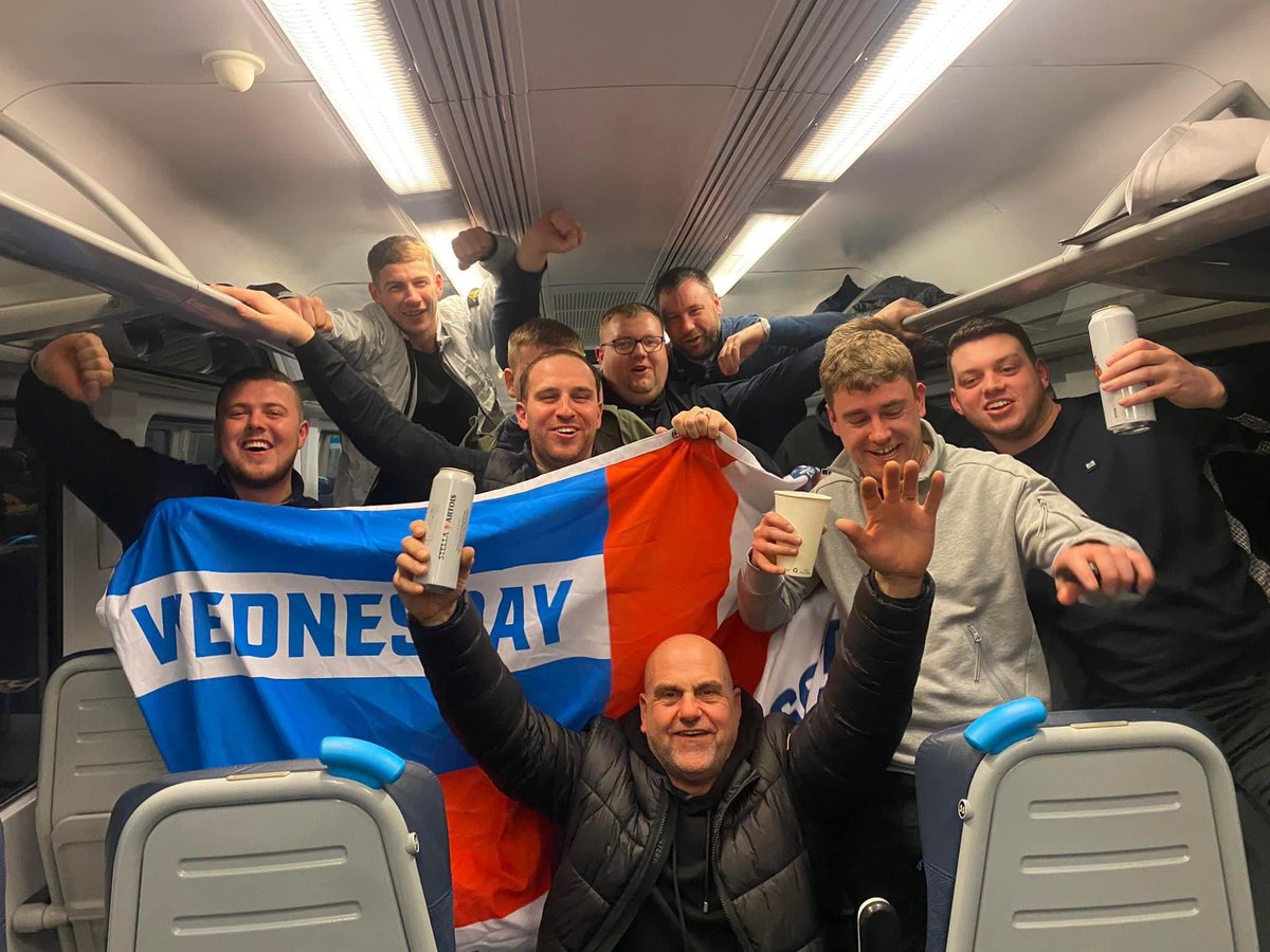 westyswfc's tweet photo. My slotting man every away day west we go big woof woof . Love to hear that 1 more time my mate my slotter love you bro 💙💙@swfc https://t.co/N12mByJqe2