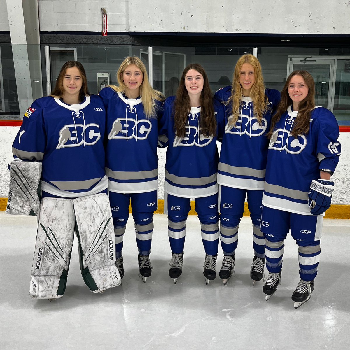Congratulations on making Team BC ladies!!! From left to right: Maisie Cope, Molly Cole, London McDavid, Scarlett Jones and Holly Magnus (DHA 2022/2023).