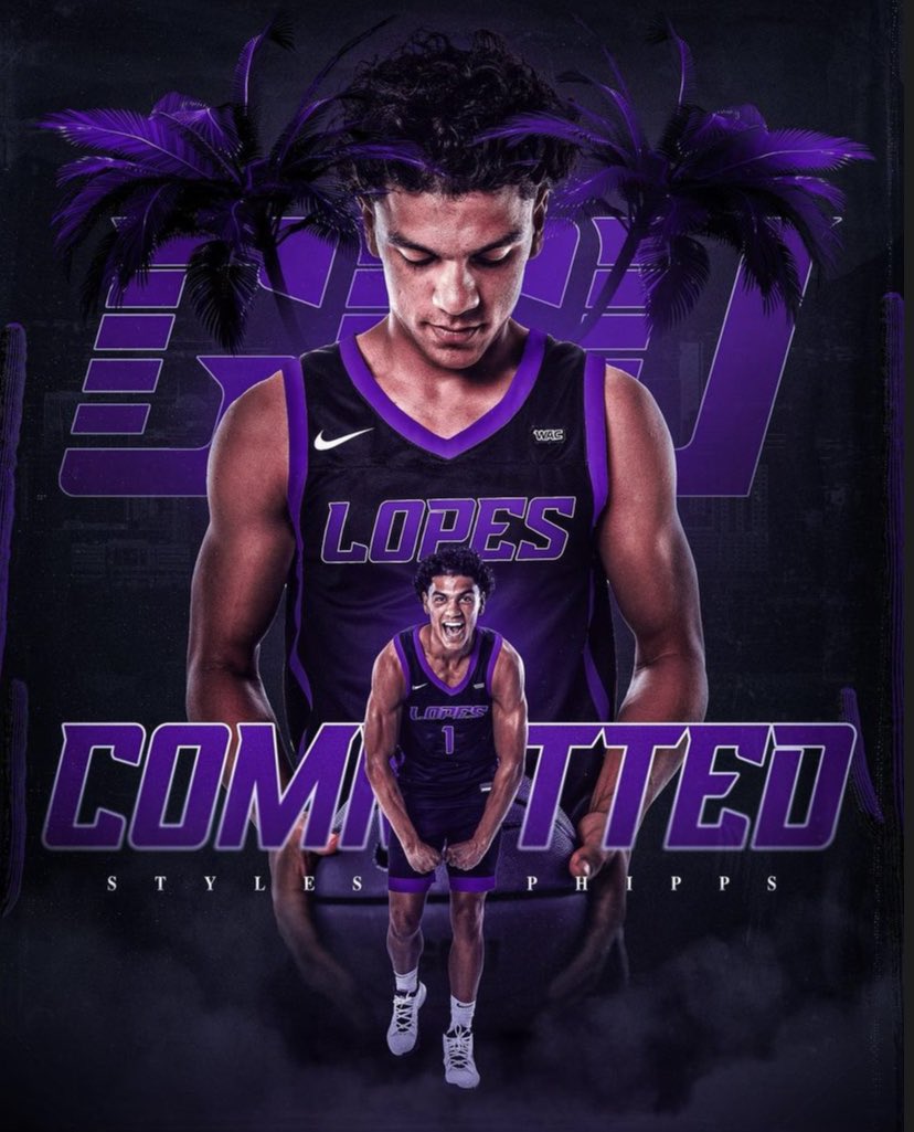 2024 4 star recruit ⭐️ Styles Phipps has committed to Grand Canyon ❗️❗️ He chose the Lopes over Auburn, Washington, TCU, Washington State, and many more. He is a 6’2 guard that plays for Saint Mary’s in Arizona. Keep your eyes on Styles 👀 @stylesphipps1 @GCU_MBB @wearesmhoops