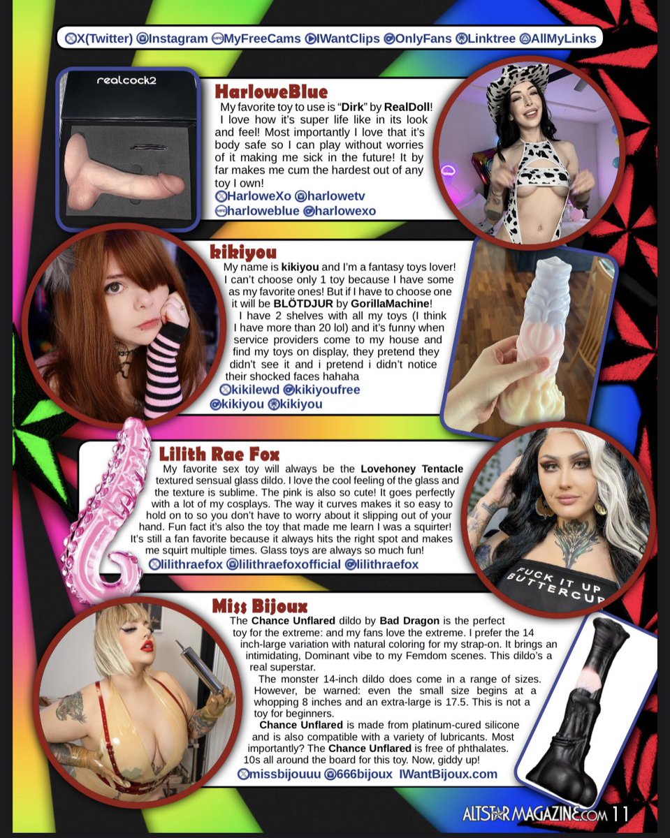 So glad to be in the @AltStarMag talking about my fav monster toy from @_gorillamachine Also, If you want to acquire yours with discount,use my cupom code “KIKIYOU” at checkout and get 10% off in all products gorilla-machine.com