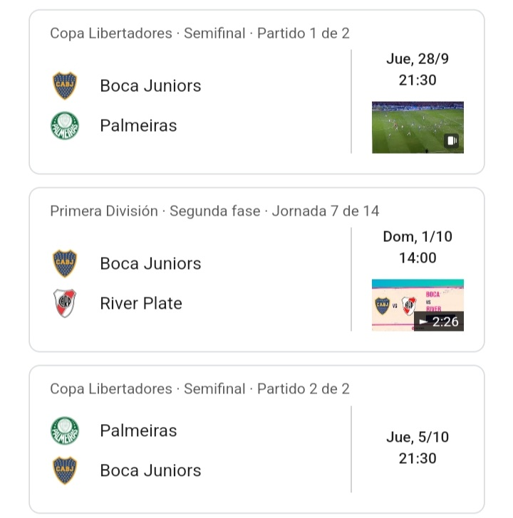 Mi salud mental depende de estos partidos: