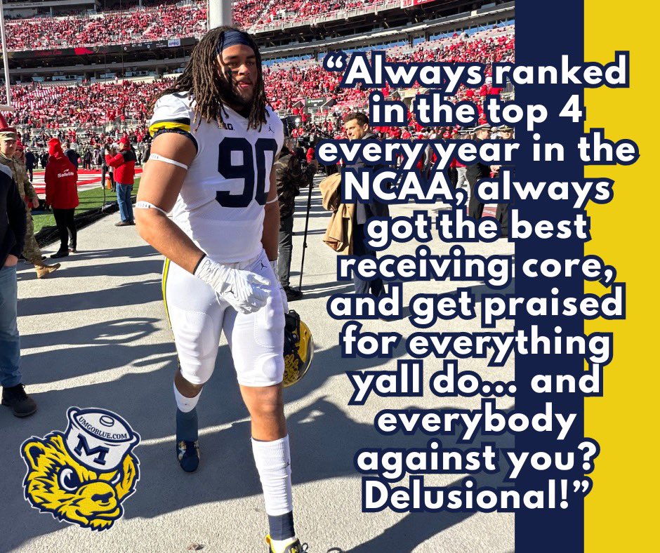 UMGoBlog's tweet photo. Mike Morris shared his thoughts on Ryan Day’s post game comments 👀〽️ #GoBlue https://t.co/i4vnf7yZIj