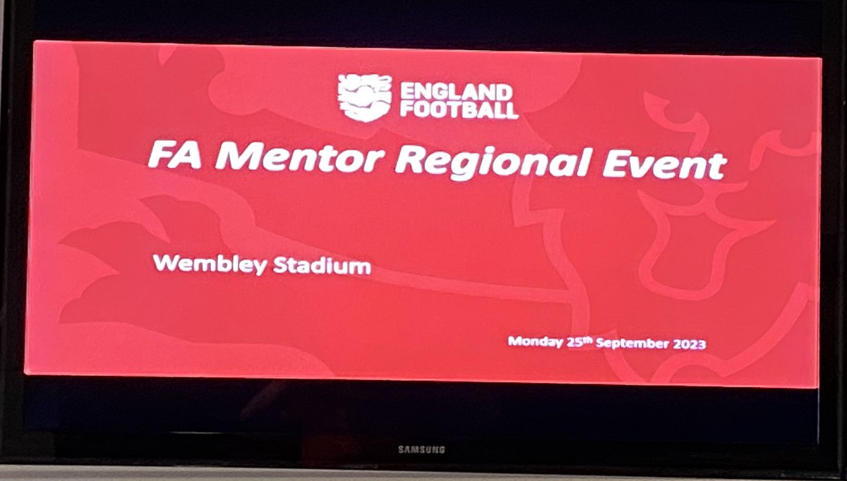 Streets_72's tweet photo. Wow! Thanks to @LondonFA for hosting our Regional Mentor Drop In @wembleystadium Mon eve

▪️CFA staff
▪️FA Mentor Developers
▪️FA Mentors
▪️FA Community Champions

✅ CFA update
✅ Joining the dots
✅ How Rapport links to Observation, Reflection, Feedback &amp; EDI
✅ Mentor support https://t.co/wDHntV4R59