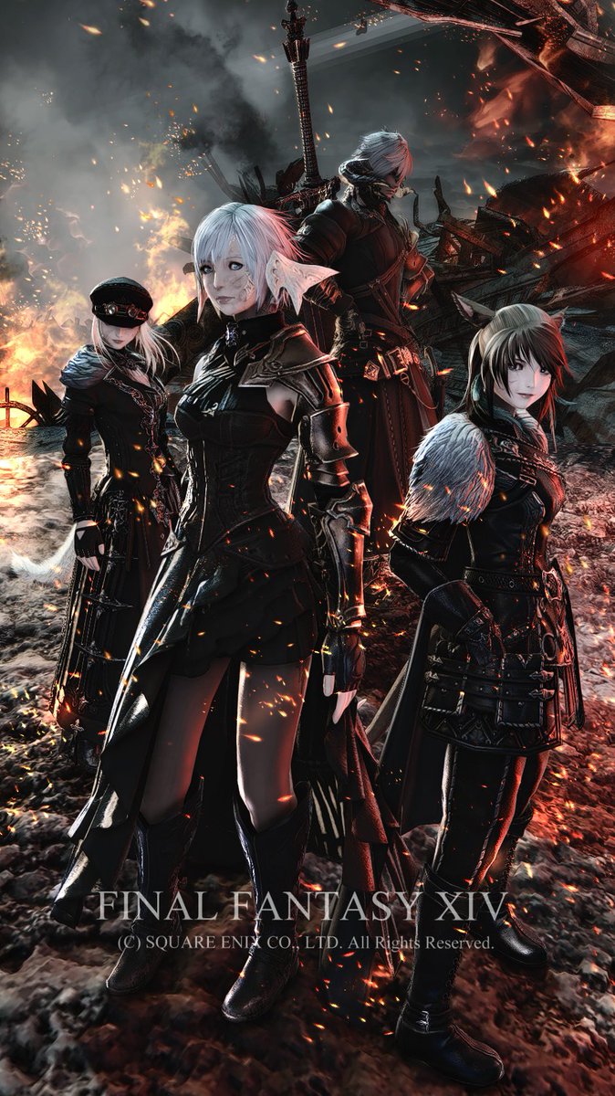 イケメン3人と大道具オスラ

 #FF14