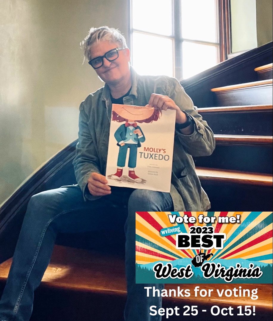 Thrilled to be a “Best Author” finalist for @WVLiving BEST OF WV Awards! Starting today through Oct 15th, you can vote once a day in this FINAL round (and while you are there, vote for my friends at @WordPlayWV for Best Indie Bookstore!) 📚❤️🎩 Link -> wvliving.com/best-of-west-v…