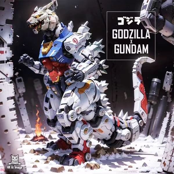 GundamBro's tweet photo. Godzilla x Gundam

By @ao_mecha 

#Gundam #Gunpla #Godzilla https://t.co/mftIesEtfK