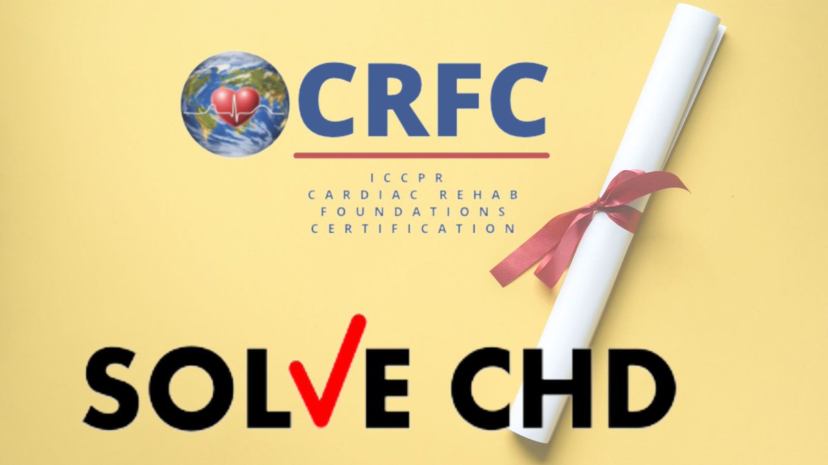 Congratulations to Michelle Young of Chile, Dr. Maryam Qureshi of Pakistan and Camila Alvarado Piñeiro of Chile on earning their @ICCPR_GlobalCR #CardiacRehab Foundations Certification: globalcardiacrehab.com/Certification. Thanks again to @SolveChd for the scholarships!